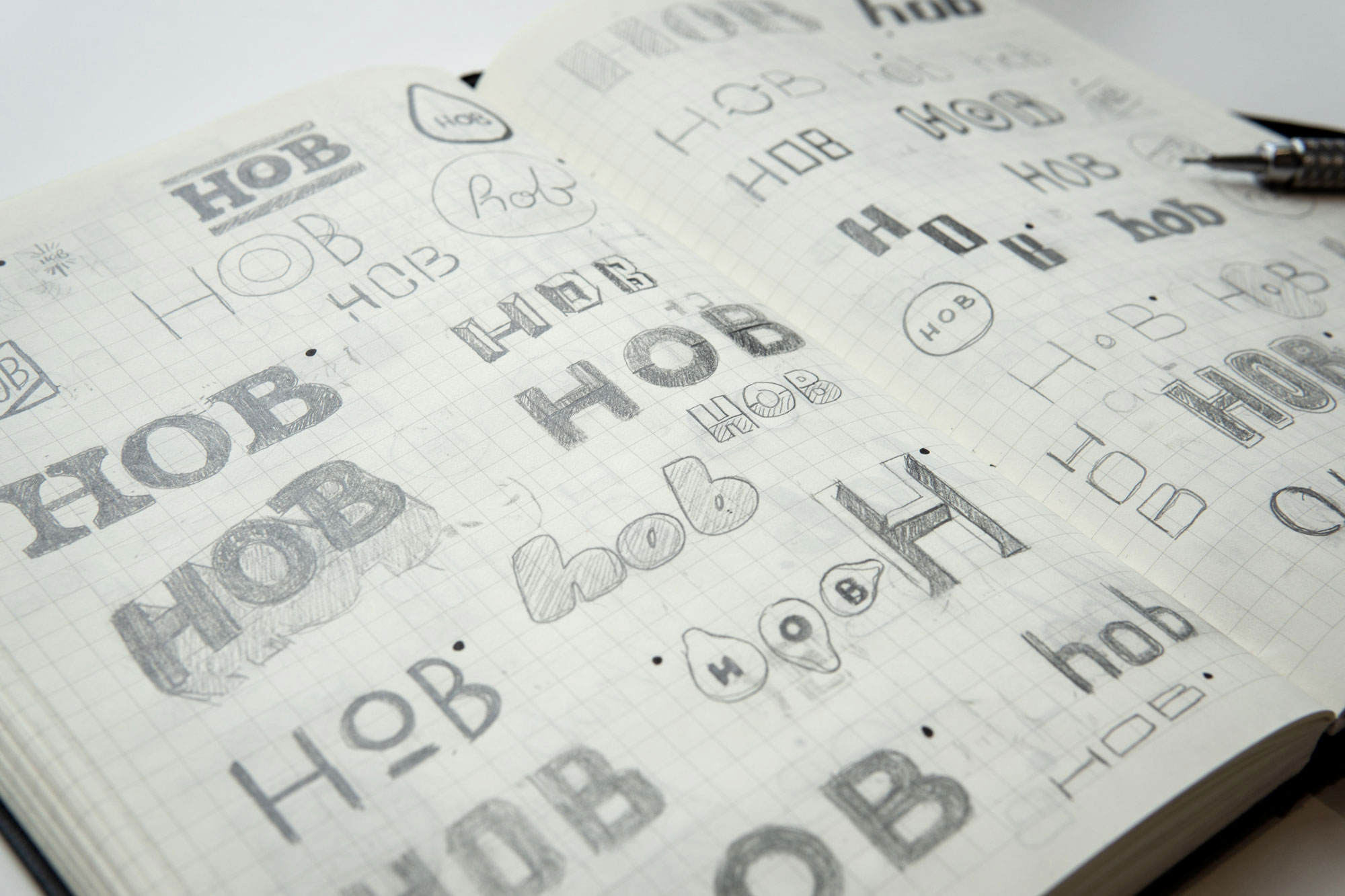 Hob Text HOB - Marisa Bohlmann's Portfolio – HOB stove branding and packaging